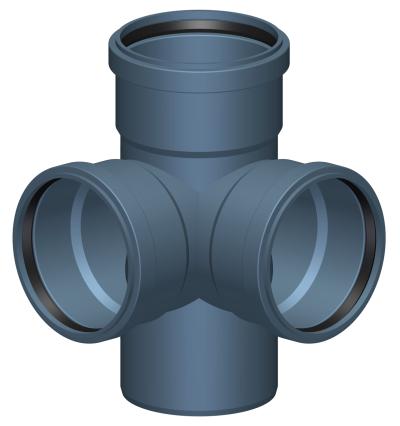 Polo-Kal NG hörngrenrör 110X87,5°, 3M