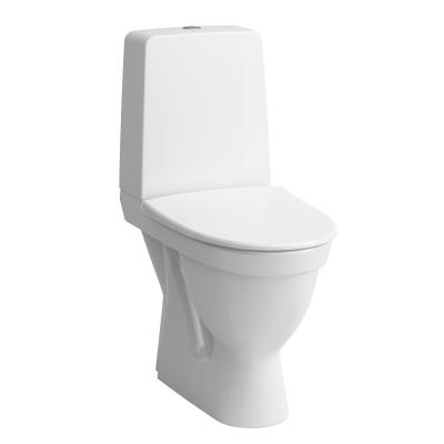 Laufen Kompas WC-stol, förhöjd, Rimless , S-lås Lim