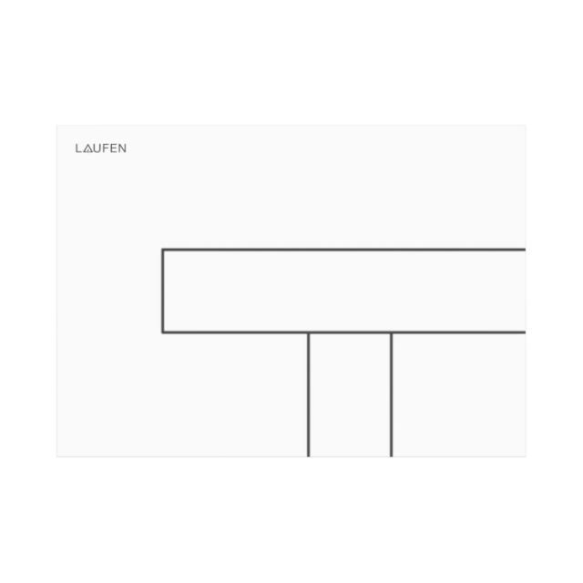 Tryckplatta AW100 LIS, vit