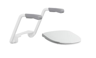 Laufen Pro-N/Kompas WC-sits m armstöd, vit