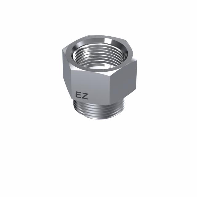 Ezze 3237X förkromad metall nippel 15 inv. x utv.g.
