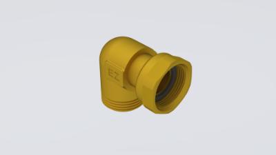 Ezze metall vinkelkoppel R25 utv. x inv.g.