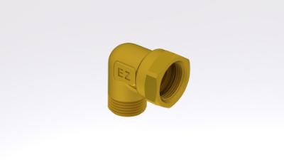 EZZE vinkelkoppling R15XR15, utv.g. x lekande mutter