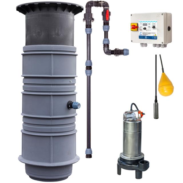 Pumptek PT7 Villa pumpstation 1,7-2,2 m 3-fas