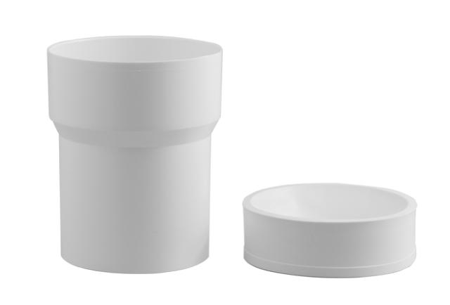 Falu 59620 förhöjningsstos med luktstopp 110X150, vit