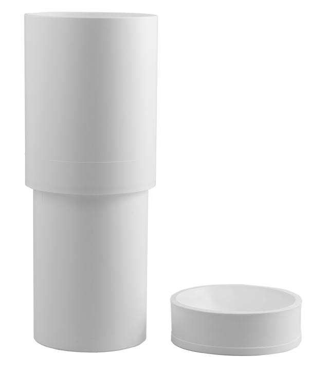 Falu 59630 förhöjningsstos med luktstopp 110X310, vit