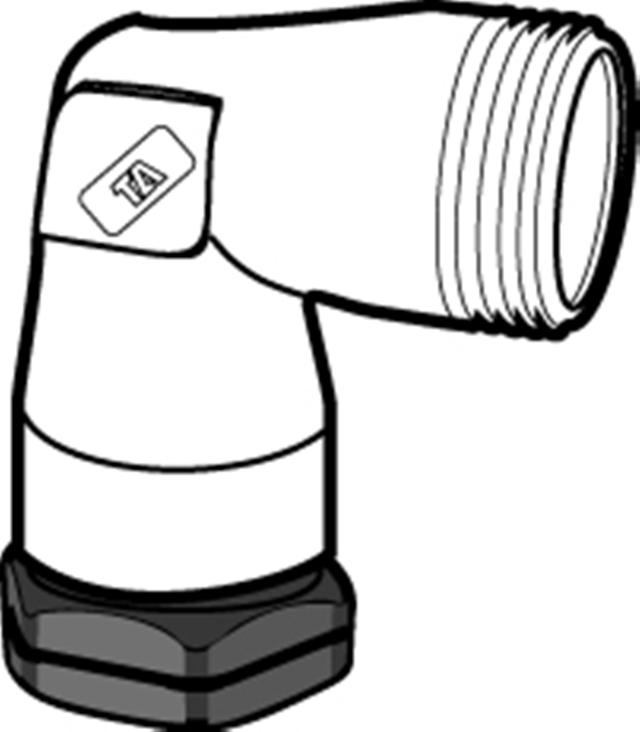 PRK 53406 vinkelkoppling 25XR25 utv.g.