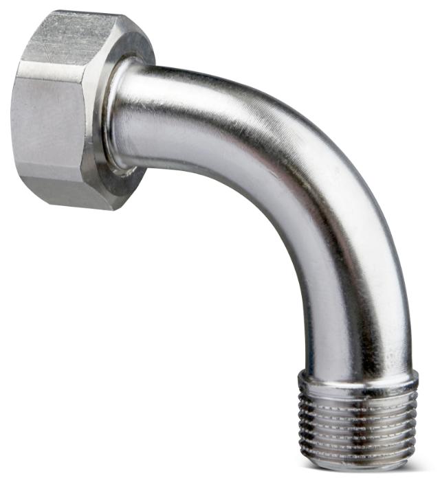 TA böj radiatorkoppling R10 (böj med mutter)