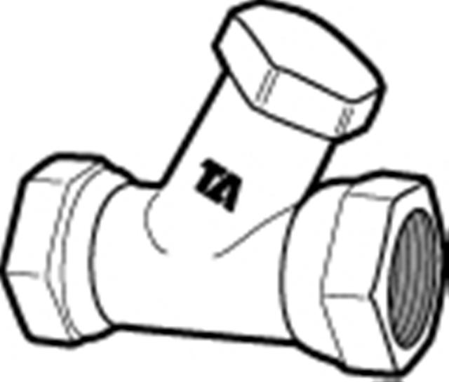 TA Trim A kombi returventil R20 (med två kombiändar)