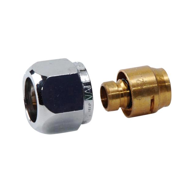 Vatette plast förkromat kopplingset 22x3,0 