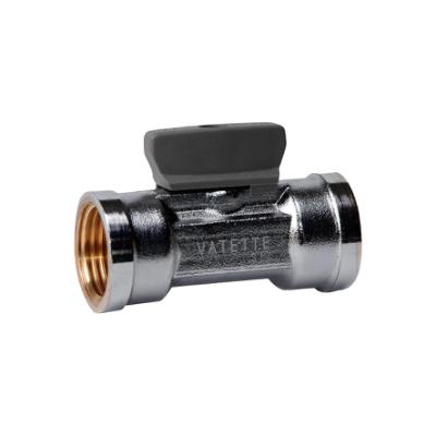 VA rak minikulventil med vred R15 inv. x inv.g.