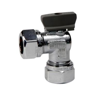 VA vinkel minikulventil med vred 15 cu x cu 