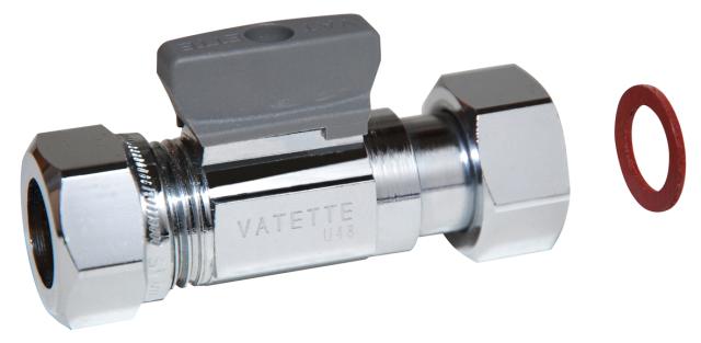 VA kulventil med lekande mutter 15XR15