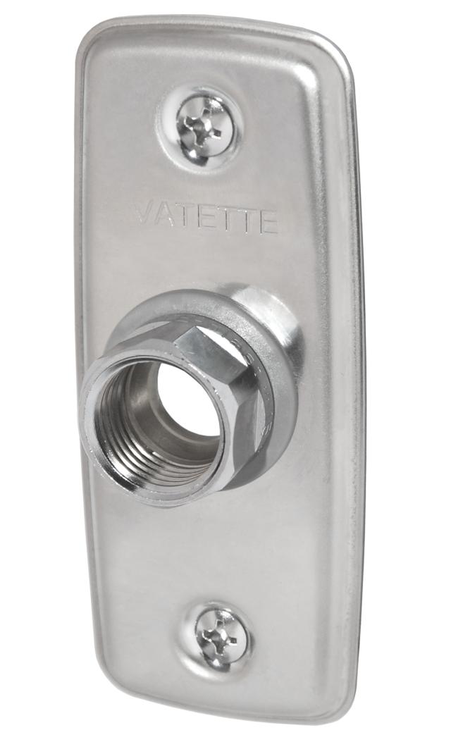 VA väggbricka PEX 15X2,5, 1-håls