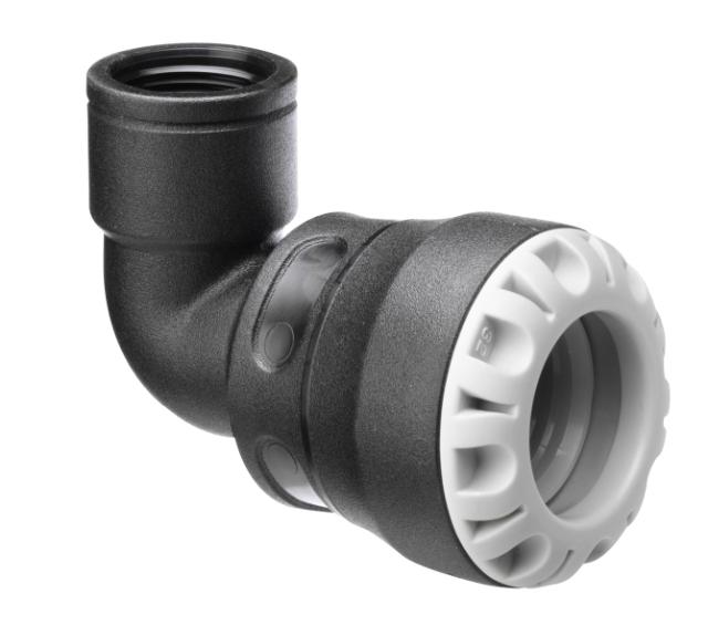 Plasson vinkel 90°,  20xG20 inv.g.