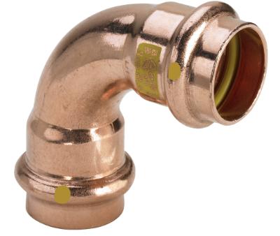 Viega V-press böj 15, 90° 2 muffar, gas