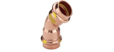 Viega V-press böj 15, 45° 2 muffar gas