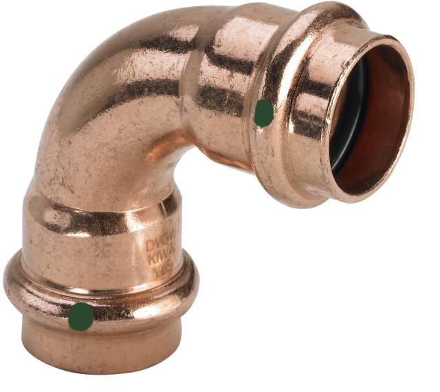 Viega V-press cu böj 28, 90° 2 muffar