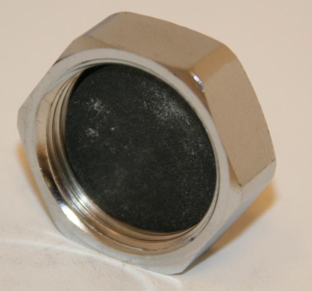 4038X förkromat lock med packning 15