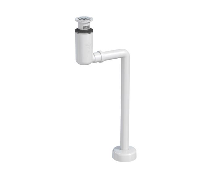 Easy Clean vattenlås, vinkelrör öppen 