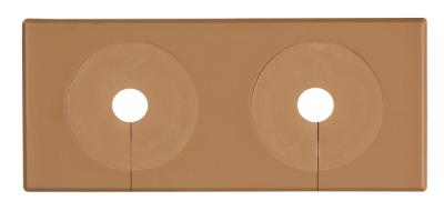 Falu 51439 delbar vulkbricka 88X38, brun dubbel 12-16, 40 c/c 