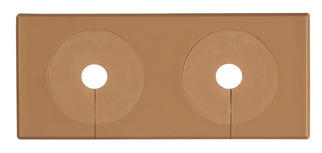 Falu 51439 delbar vulkbricka 88X38, brun dubbel 12-16, 40 c/c 