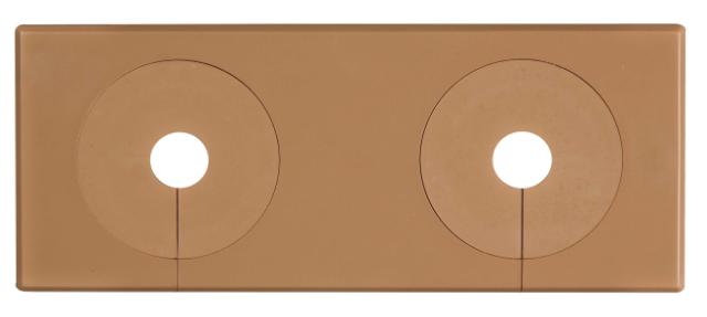 Falu vulkbrikca delbar 12-22, dubbel, brun